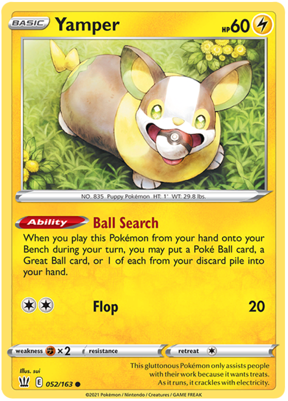 Yamper (052/163) [Sword & Shield: Battle Styles] | Odin's Place