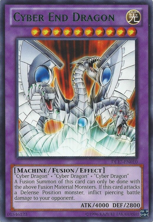 Cyber End Dragon (Green) [DL17-EN010] Rare | Odin's Place