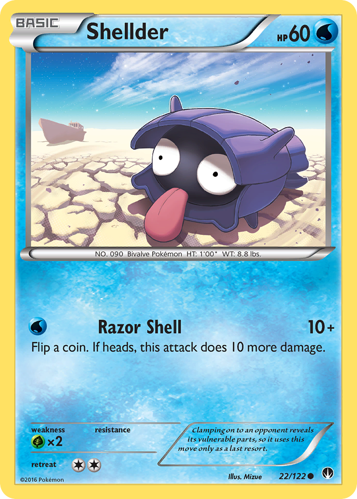 Shellder (22/122) [XY: BREAKpoint] | Odin's Place