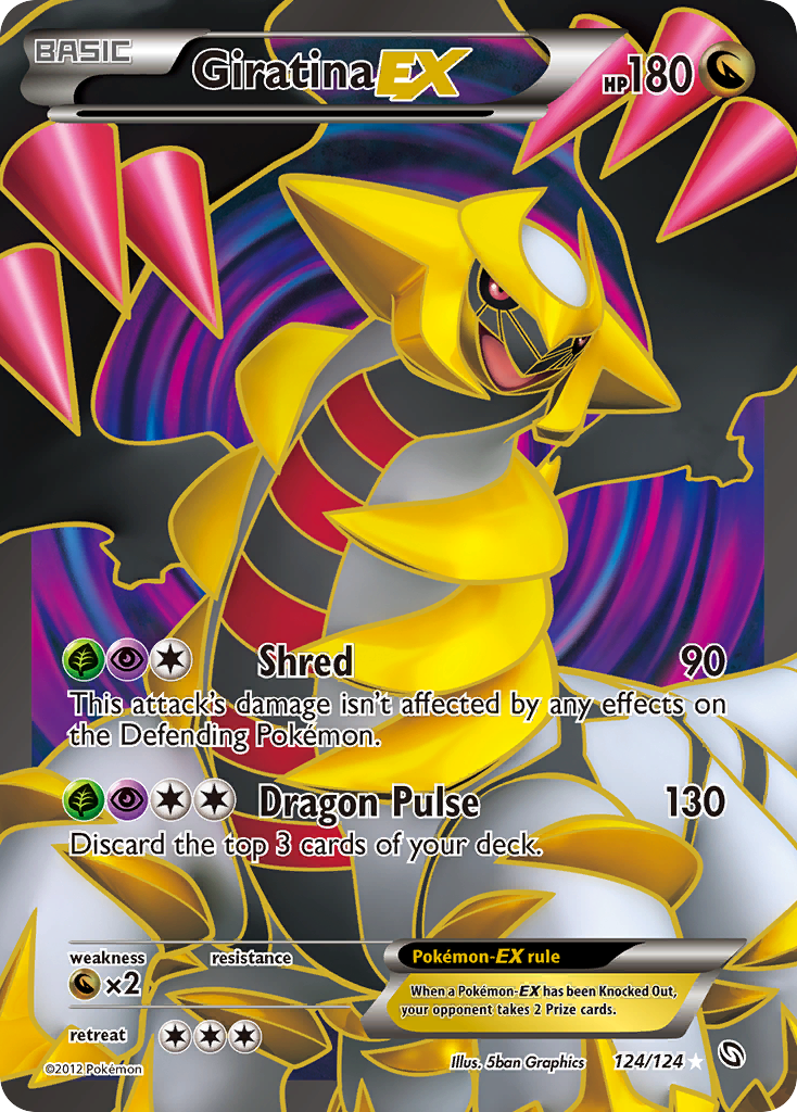 Giratina EX (124/124) [Black & White: Dragons Exalted] | Odin's Place
