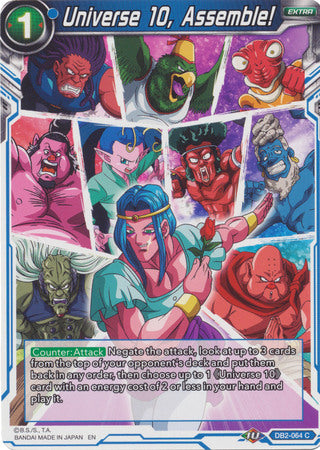 Universe 10, Assemble! (DB2-064) [Divine Multiverse] | Odin's Place