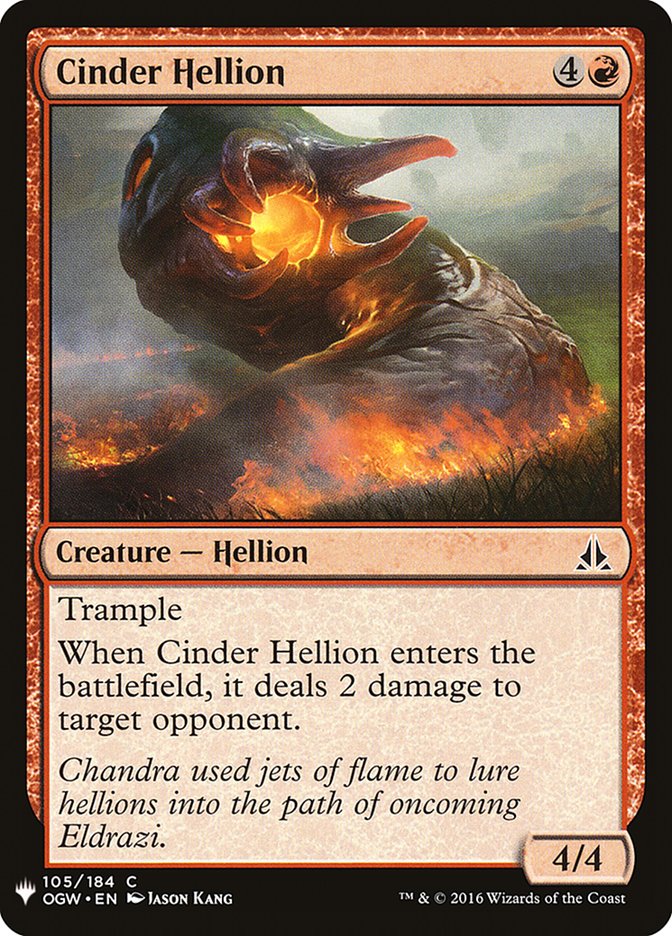 Cinder Hellion [Mystery Booster] | Odin's Place
