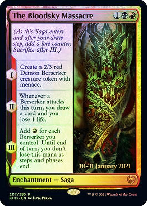 The Bloodsky Massacre [Kaldheim Prerelease Promos] | Odin's Place