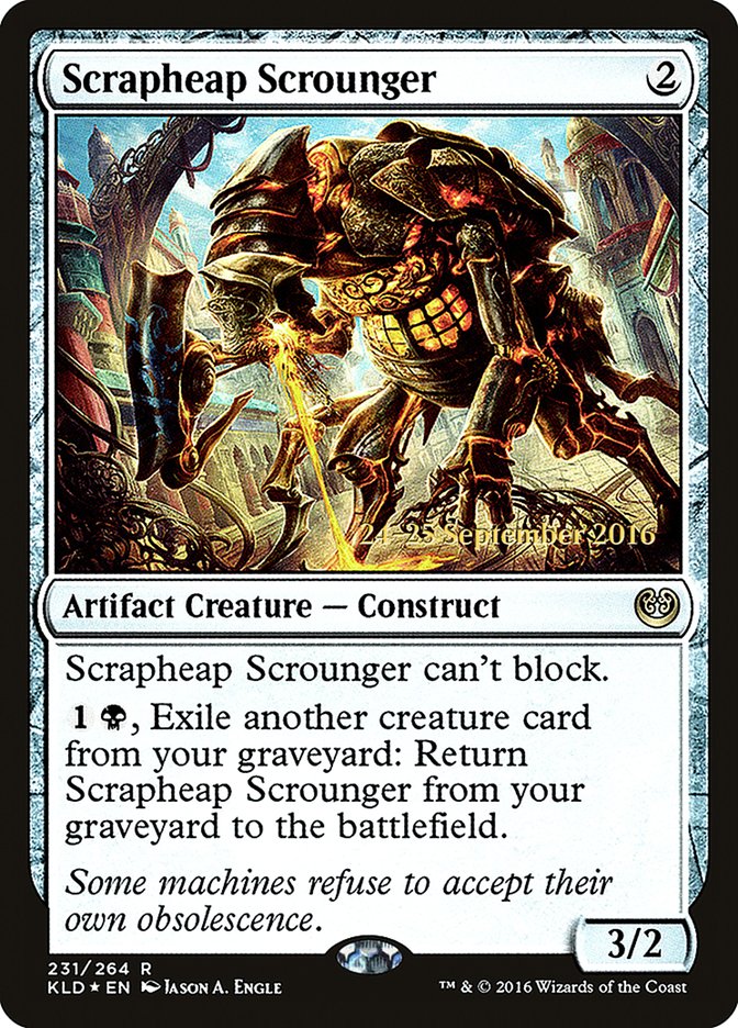 Scrapheap Scrounger (231) [Kaladesh Prerelease Promos] | Odin's Place