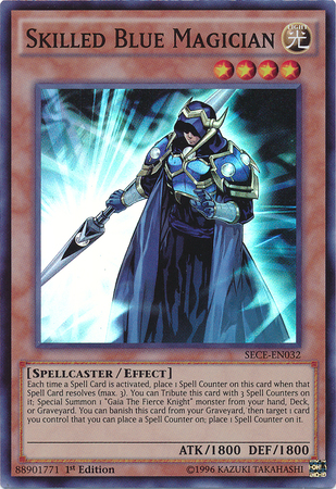 Skilled Blue Magician [SECE-EN032] Super Rare | Odin's Place