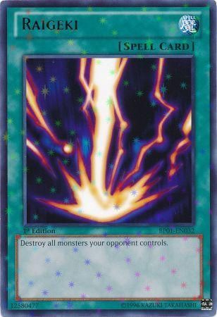 Raigeki [BP01-EN032] Starfoil Rare | Odin's Place