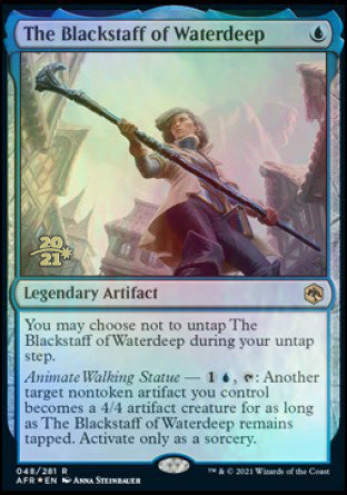 The Blackstaff of Waterdeep [Dungeons & Dragons: Adventures in the Forgotten Realms Prerelease Promos] | Odin's Place