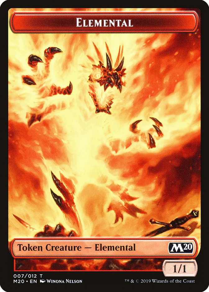 Elemental Token [Core Set 2020 Tokens] | Odin's Place