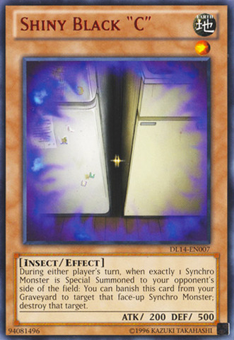 Shiny Black "C" (Red) [DL14-EN007] Rare | Odin's Place