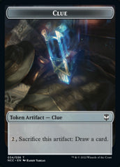 Clue // Fish Double-Sided Token [Streets of New Capenna Commander Tokens] | Odin's Place