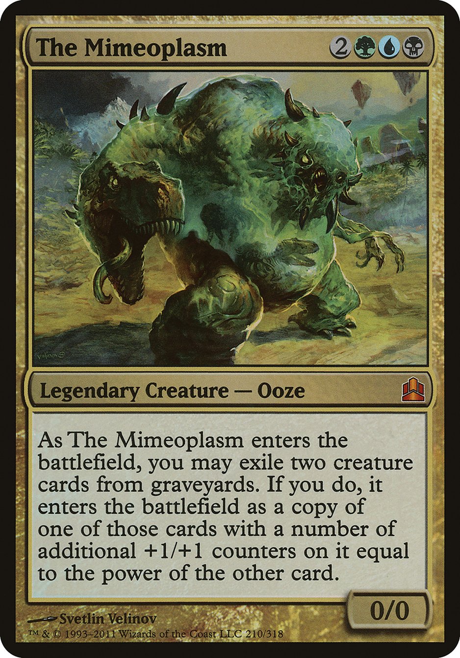 The Mimeoplasm (210) (Oversized) [Commander 2011 Oversized] | Odin's Place