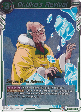 Dr.Uiro's Revival (BT8-064_PR) [Malicious Machinations Prerelease Promos] | Odin's Place