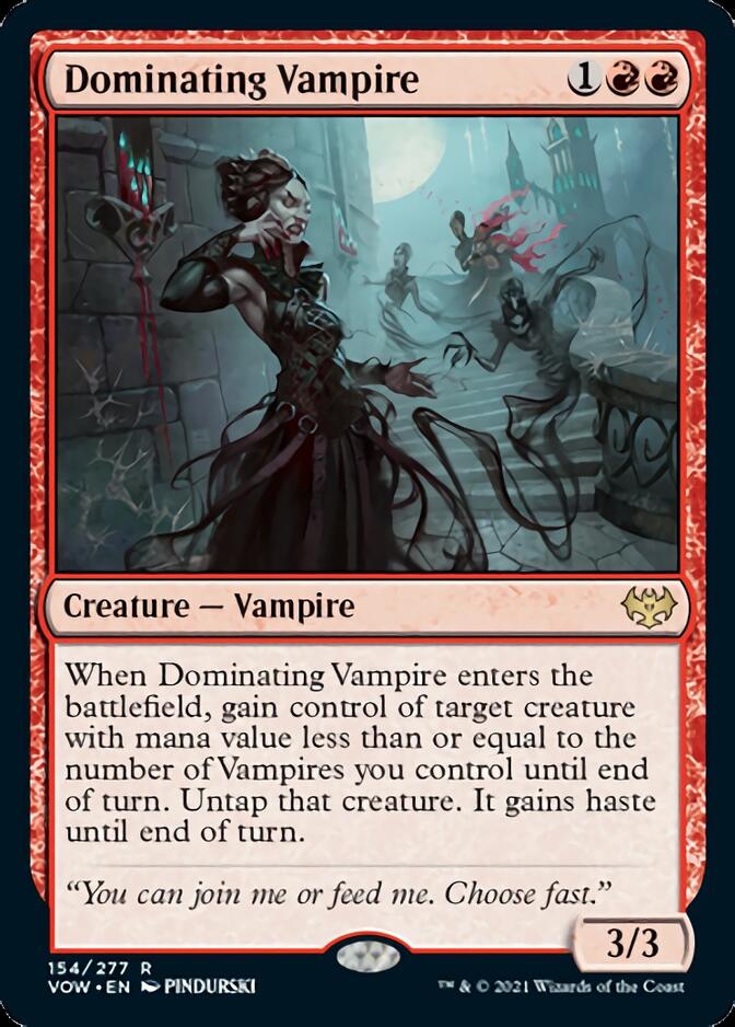 Dominating Vampire [Innistrad: Crimson Vow] | Odin's Place