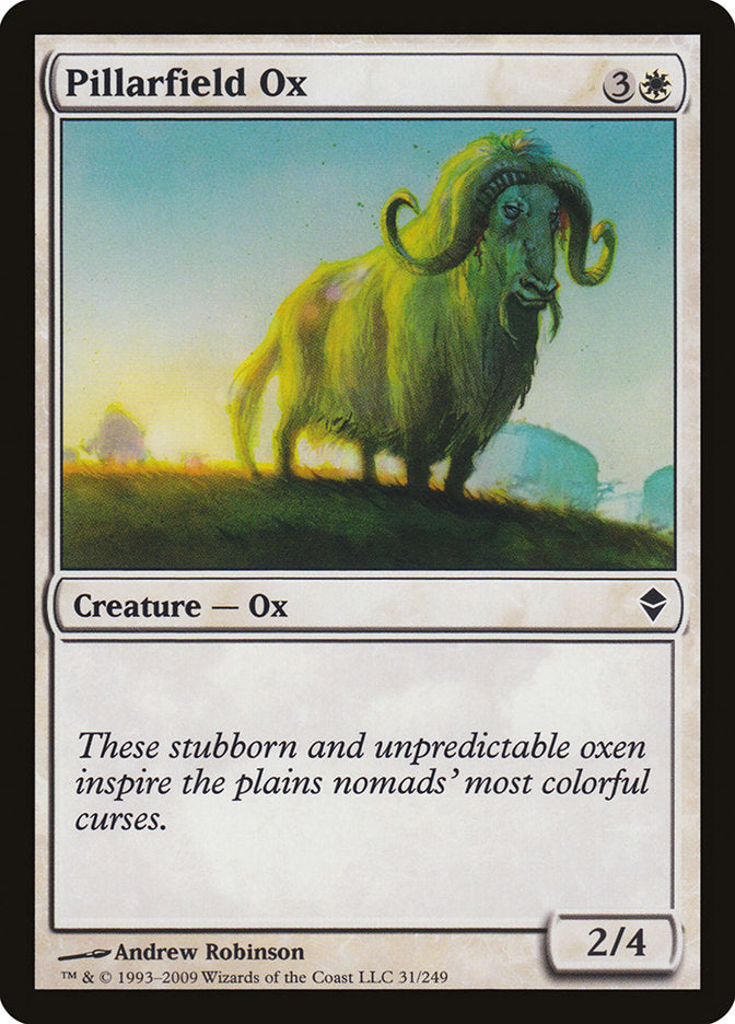 Pillarfield Ox (31) [Zendikar] | Odin's Place