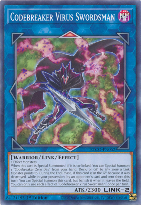 Codebreaker Virus Swordsman [ETCO-EN052] Common | Odin's Place