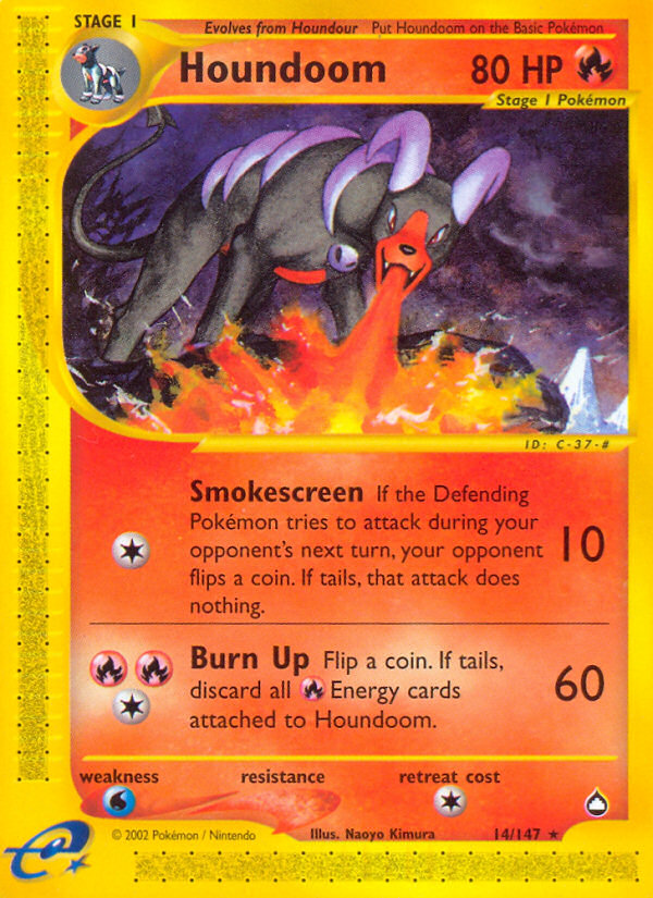 Houndoom (14/147) [Aquapolis] | Odin's Place