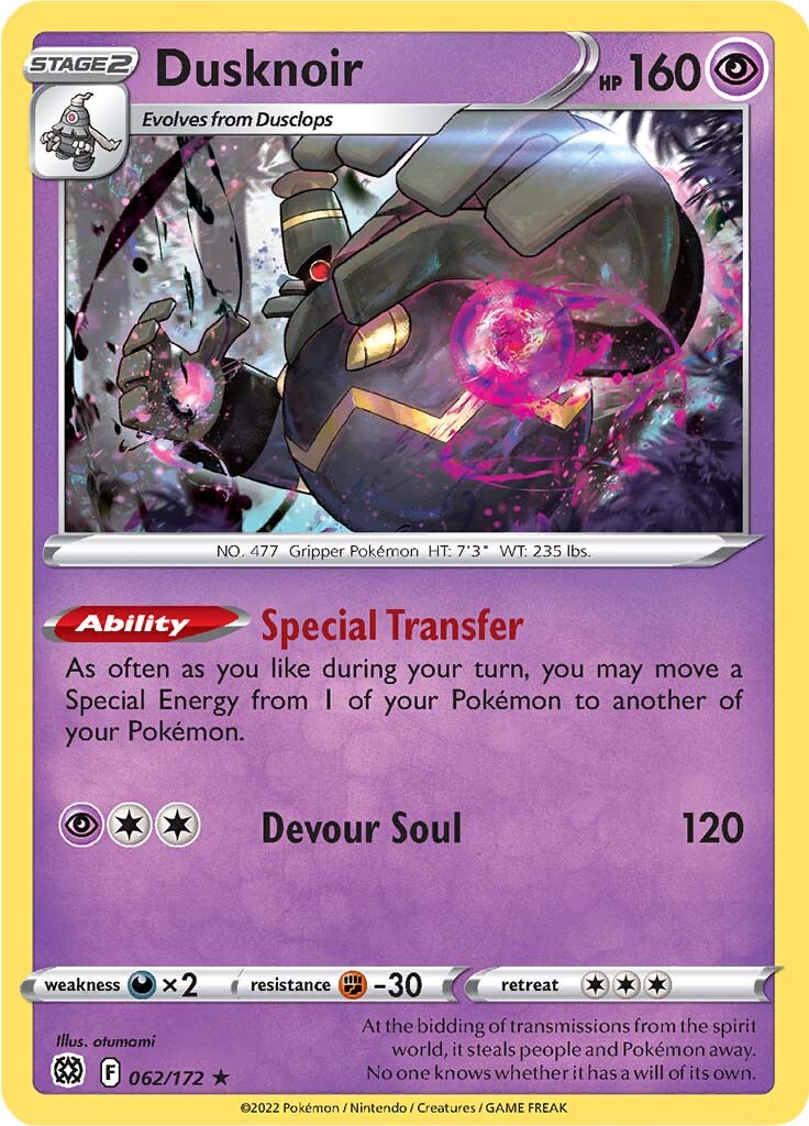 Dusknoir (062/172) [Sword & Shield: Brilliant Stars] | Odin's Place