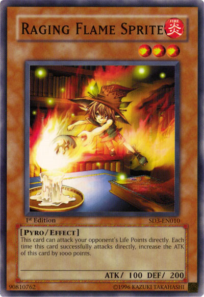 Raging Flame Sprite [SD3-EN010] Common | Odin's Place