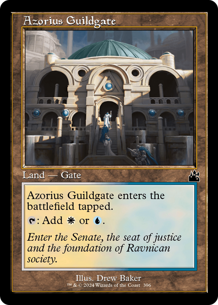 Azorius Guildgate (Retro Frame) [Ravnica Remastered] | Odin's Place