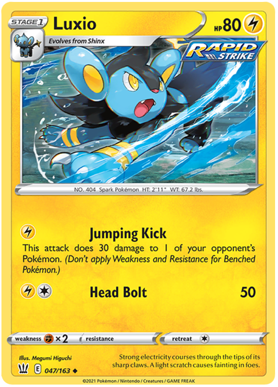 Luxio (047/163) [Sword & Shield: Battle Styles] | Odin's Place