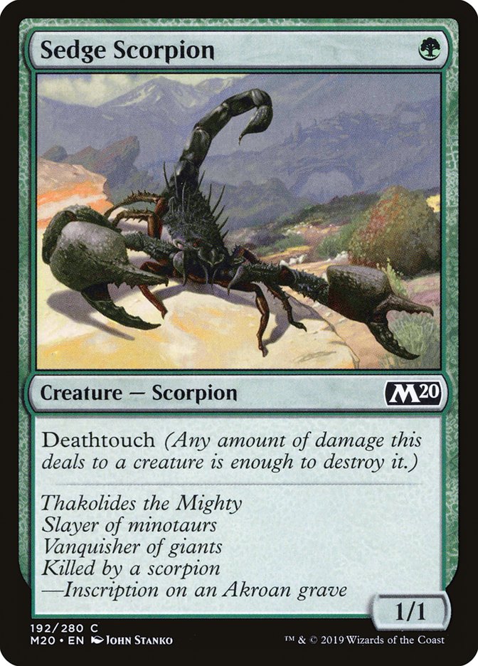 Sedge Scorpion [Core Set 2020] | Odin's Place