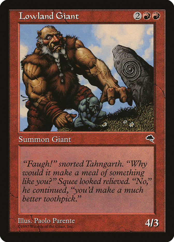 Lowland Giant (187) [Tempest] | Odin's Place