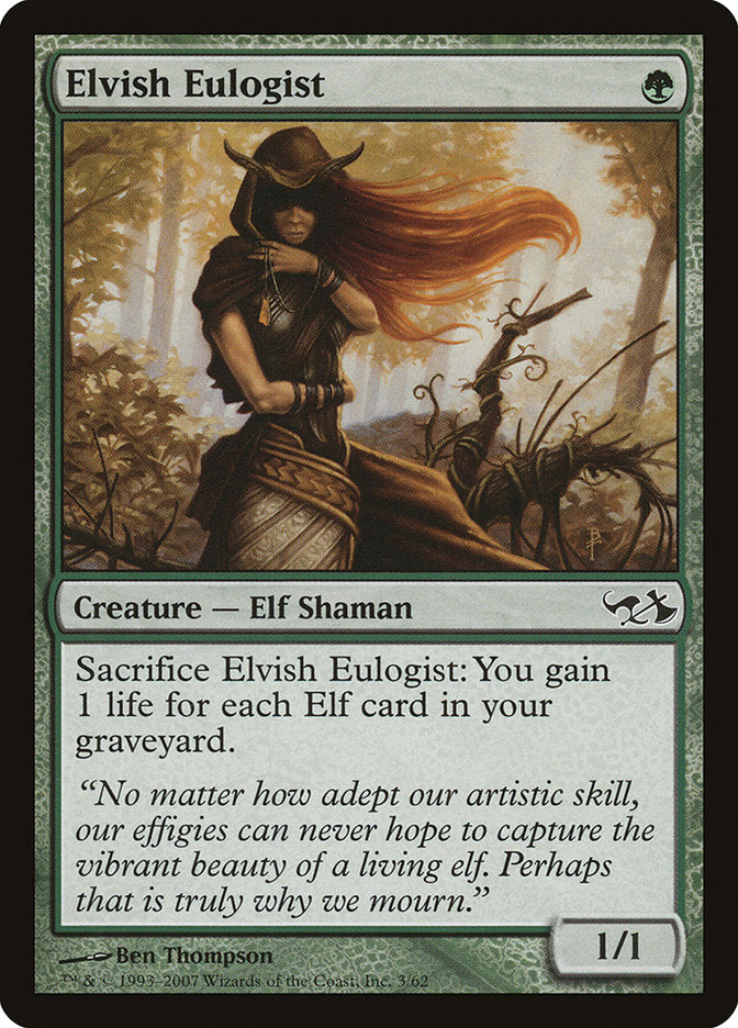 Elvish Eulogist (3) [Duel Decks: Elves vs. Goblins] | Odin's Place