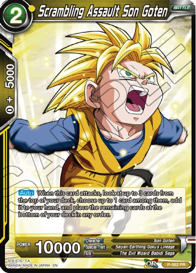 Scrambling Assault Son Goten (Reprint) (P-062) [Battle Evolution Booster] | Odin's Place