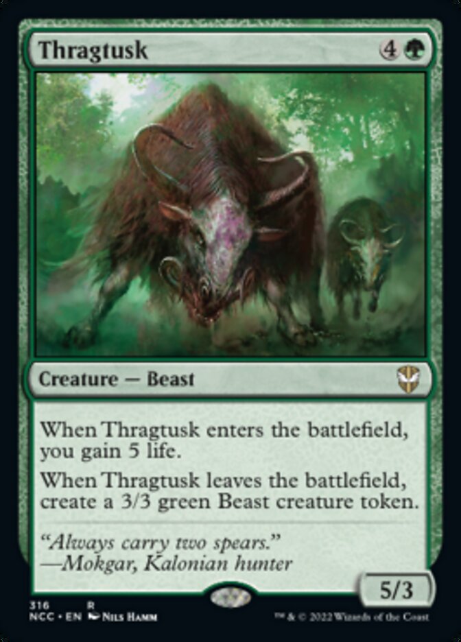 Thragtusk [Streets of New Capenna Commander] | Odin's Place