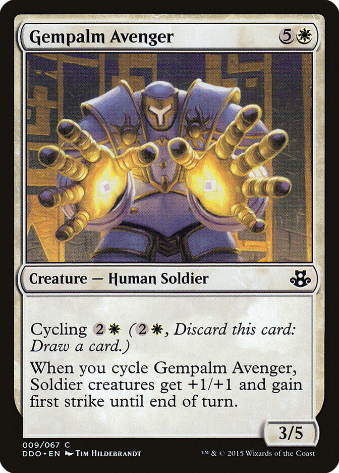Gempalm Avenger (9) [Duel Decks: Elspeth vs. Kiora] | Odin's Place