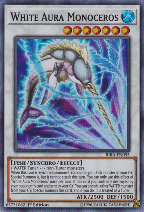 White Aura Monoceros [RIRA-EN095] Super Rare | Odin's Place