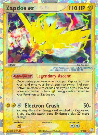 Zapdos ex (116/112) [EX: FireRed & LeafGreen] | Odin's Place