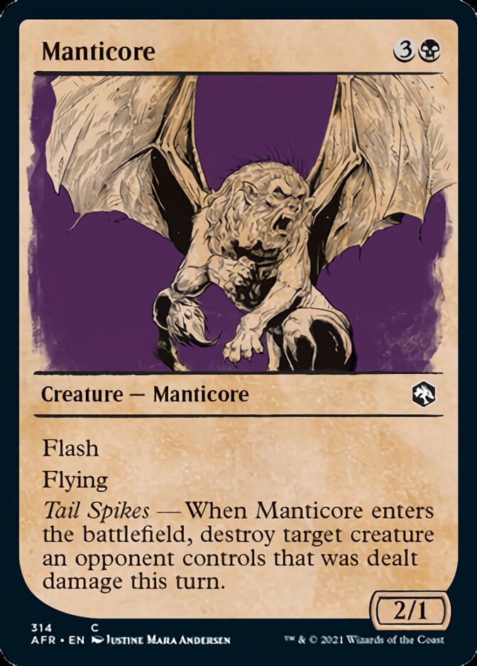 Manticore (Showcase) [Dungeons & Dragons: Adventures in the Forgotten Realms] | Odin's Place