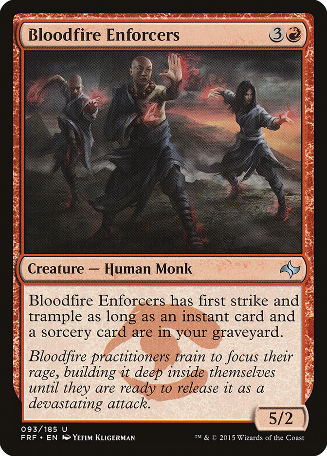 Bloodfire Enforcers (93) [Fate Reforged] | Odin's Place