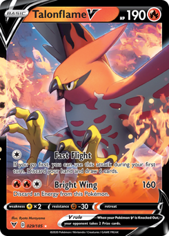 Talonflame V (029/185) [Sword & Shield: Vivid Voltage] | Odin's Place