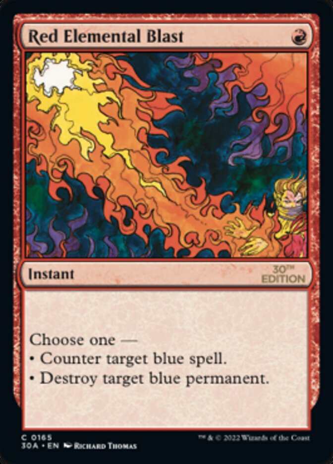 Red Elemental Blast [30th Anniversary Edition] | Odin's Place