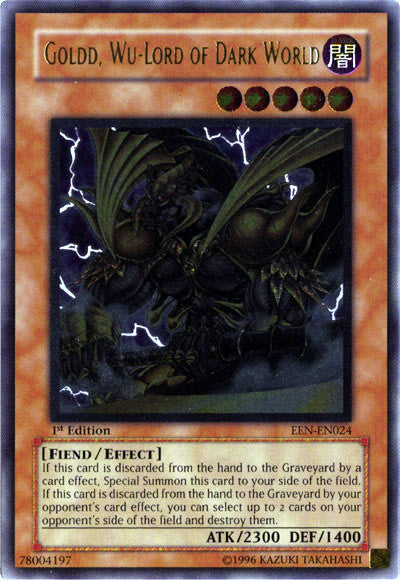 Goldd, Wu-Lord of Dark World [EEN-EN024] Ultimate Rare | Odin's Place