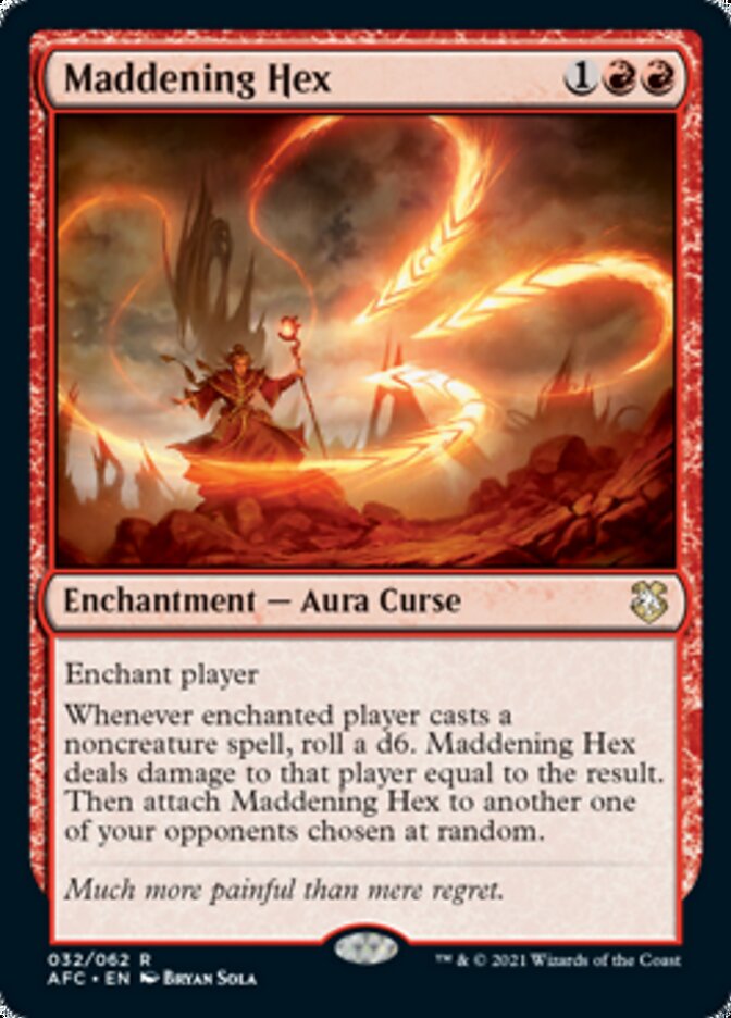 Maddening Hex [Dungeons & Dragons: Adventures in the Forgotten Realms Commander] | Odin's Place