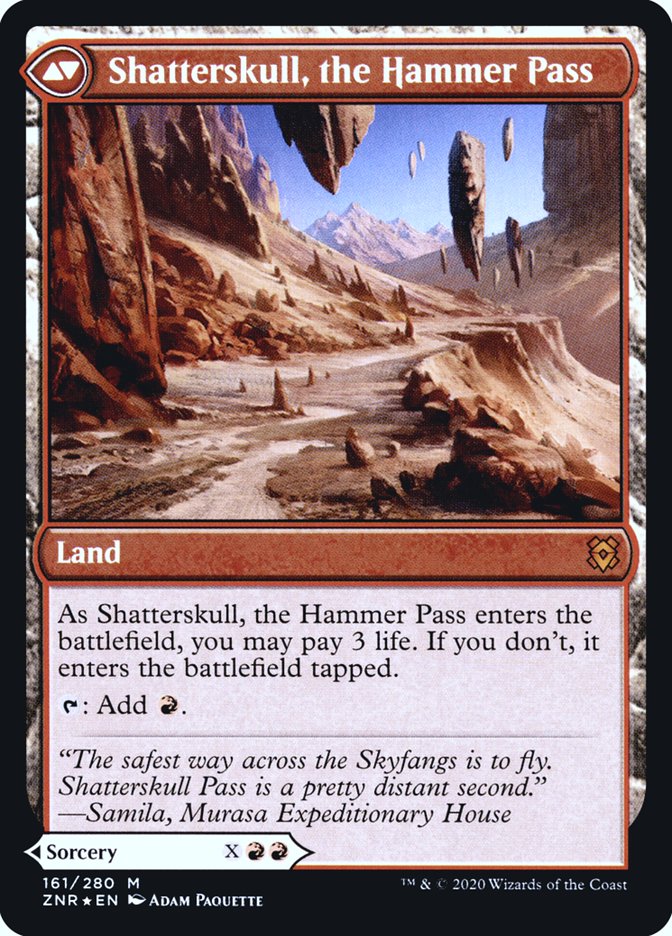 Shatterskull Smashing // Shatterskull, the Hammer Pass [Zendikar Rising Prerelease Promos] | Odin's Place