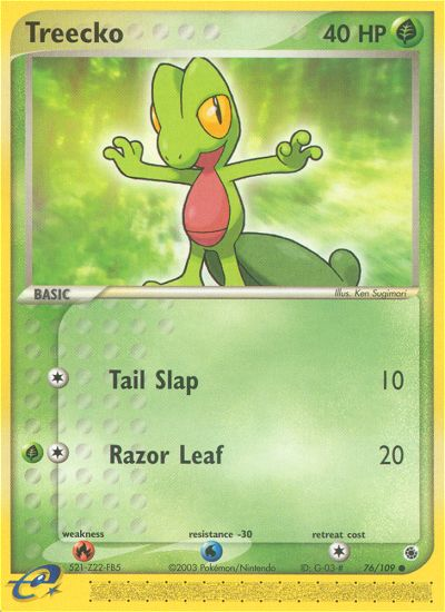 Treecko (76/109) [EX: Ruby & Sapphire] | Odin's Place