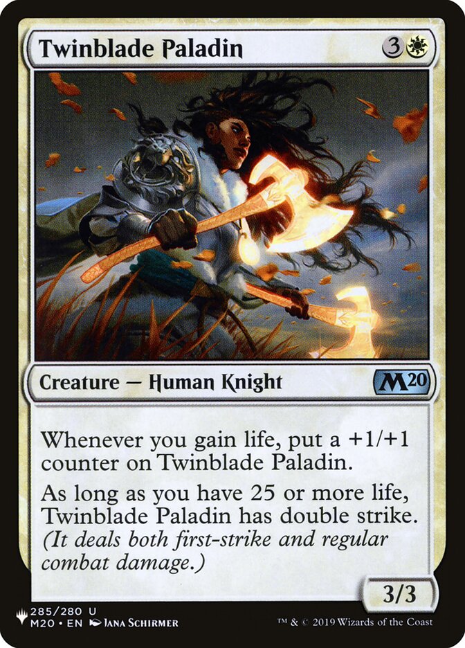 Twinblade Paladin [The List] | Odin's Place