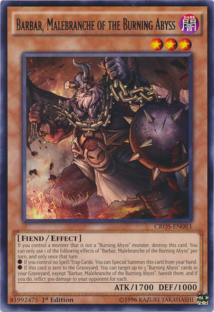 Barbar, Malebranche of the Burning Abyss [CROS-EN083] Rare | Odin's Place