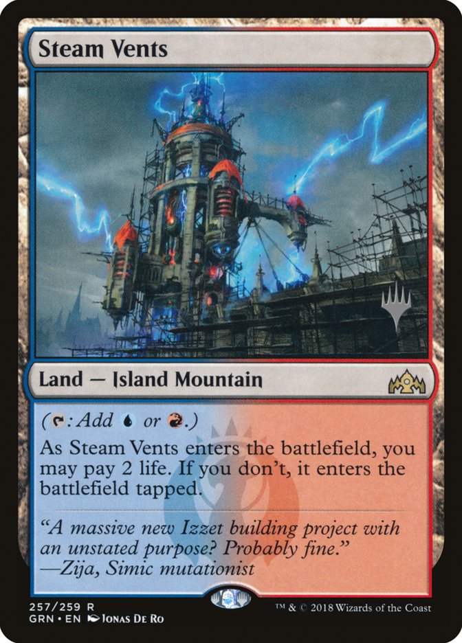 Steam Vents (Promo Pack) [Guilds of Ravnica Promos] | Odin's Place