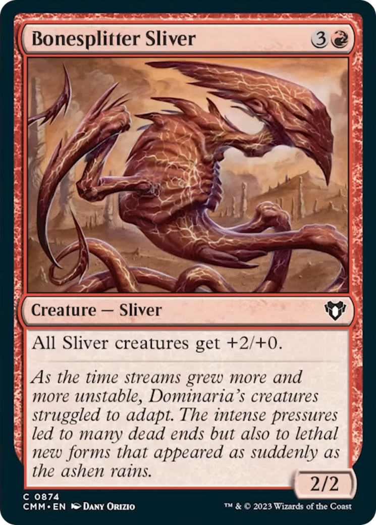 Bonesplitter Sliver [Commander Masters] | Odin's Place