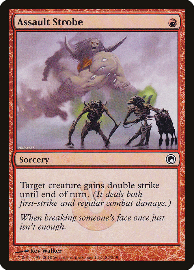 Assault Strobe (82) [Scars of Mirrodin] | Odin's Place