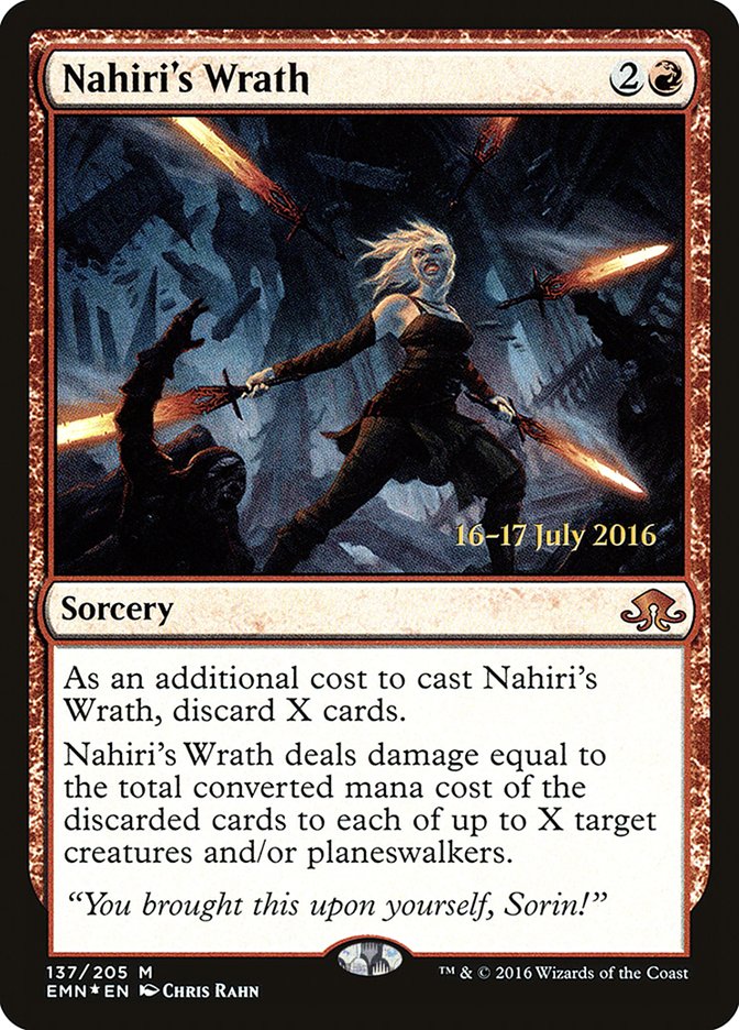 Nahiri's Wrath (137) (Prerelease) [Eldritch Moon Promos] | Odin's Place