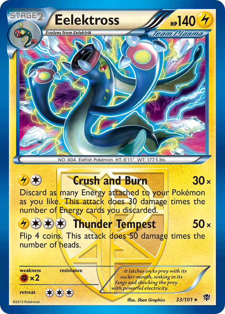 Eelektross (33/101) [Black & White: Plasma Blast] | Odin's Place