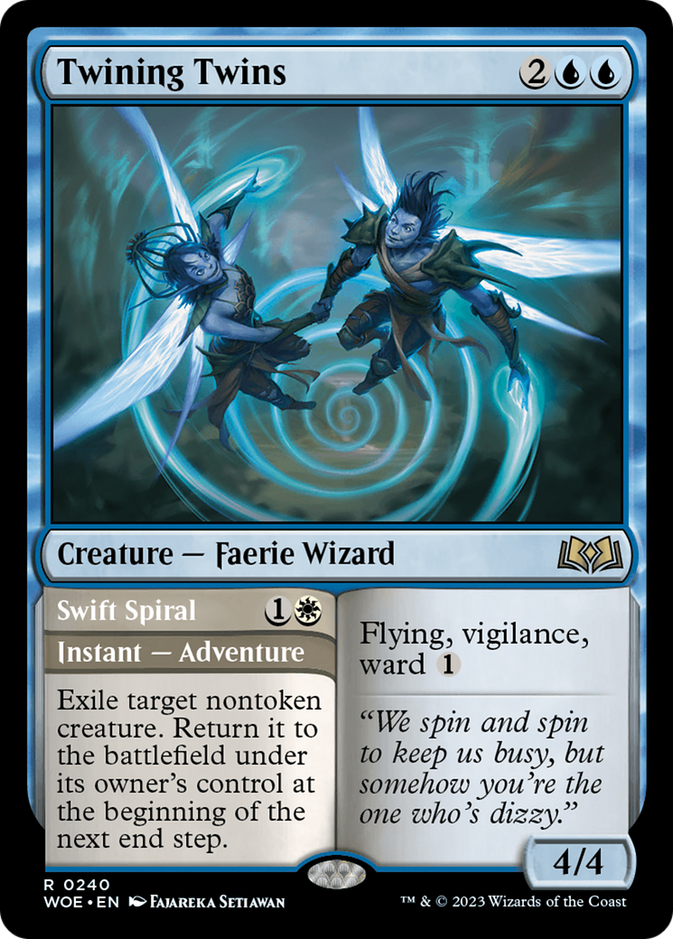 Twining Twins // Swift Spiral [Wilds of Eldraine] | Odin's Place