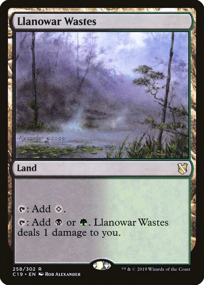 Llanowar Wastes [Commander 2019] | Odin's Place