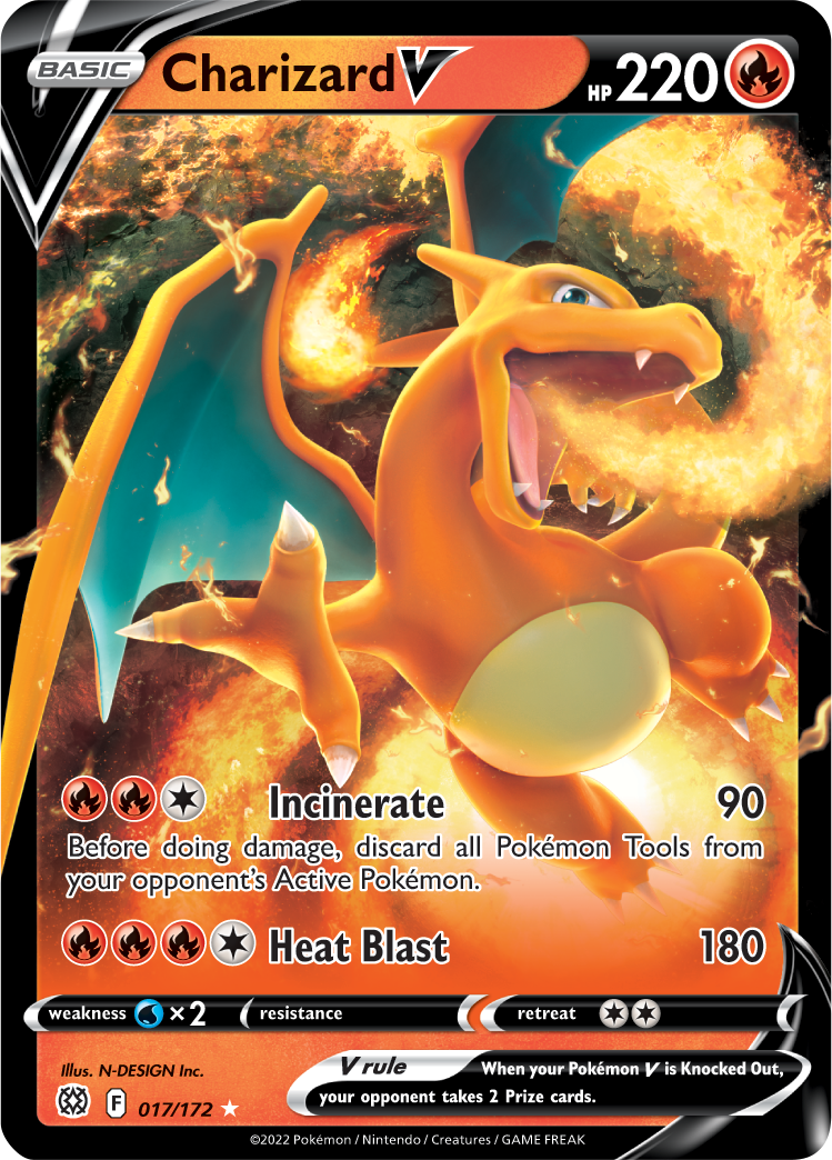 Charizard V (017/172) [Sword & Shield: Brilliant Stars] | Odin's Place